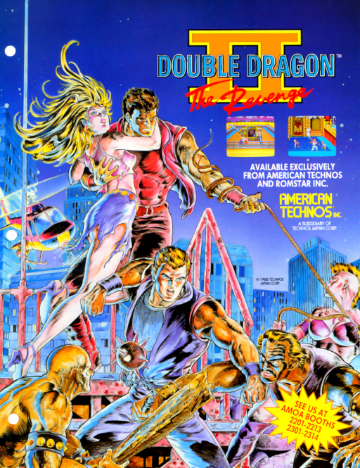 Double Dragon II - The Revenge (US) Game Cover